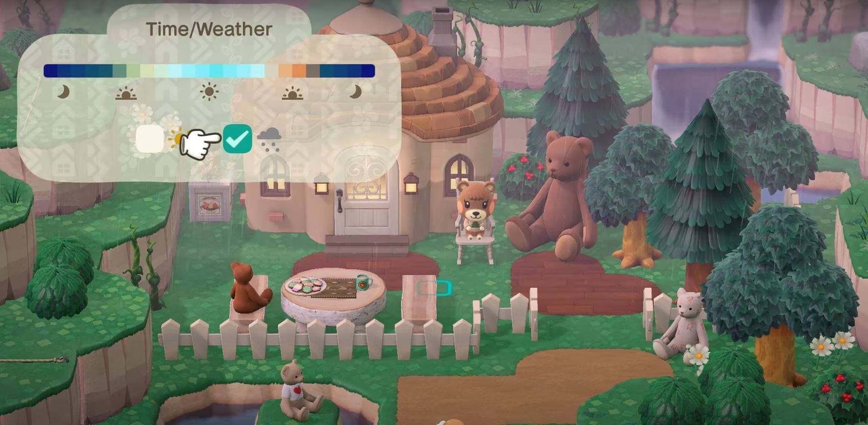 Température sur l'île