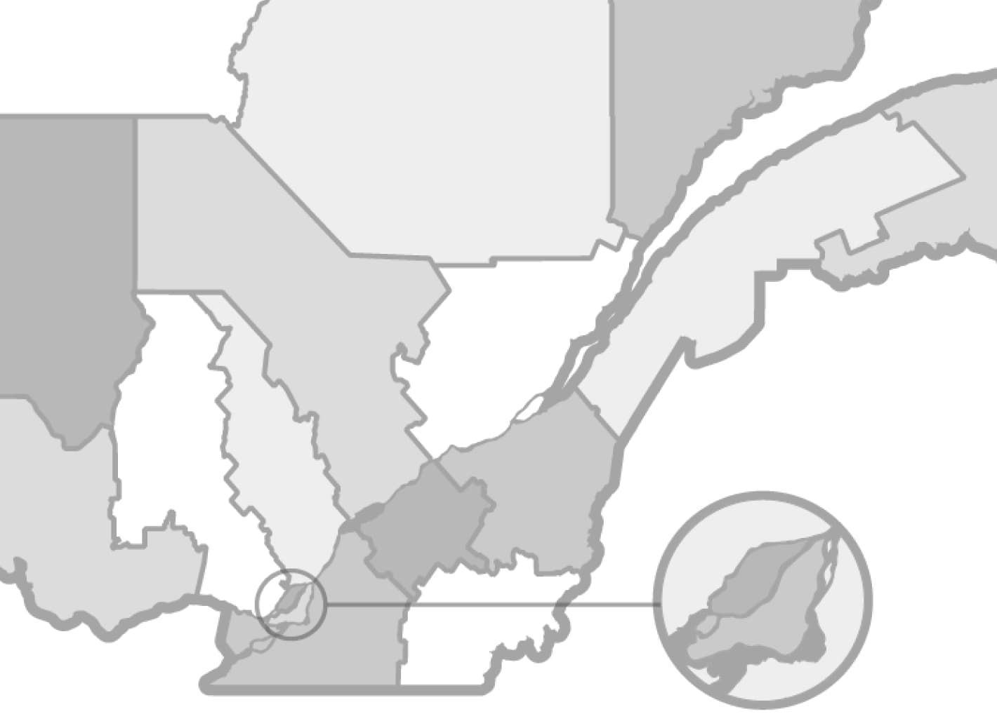 Carte du Québec