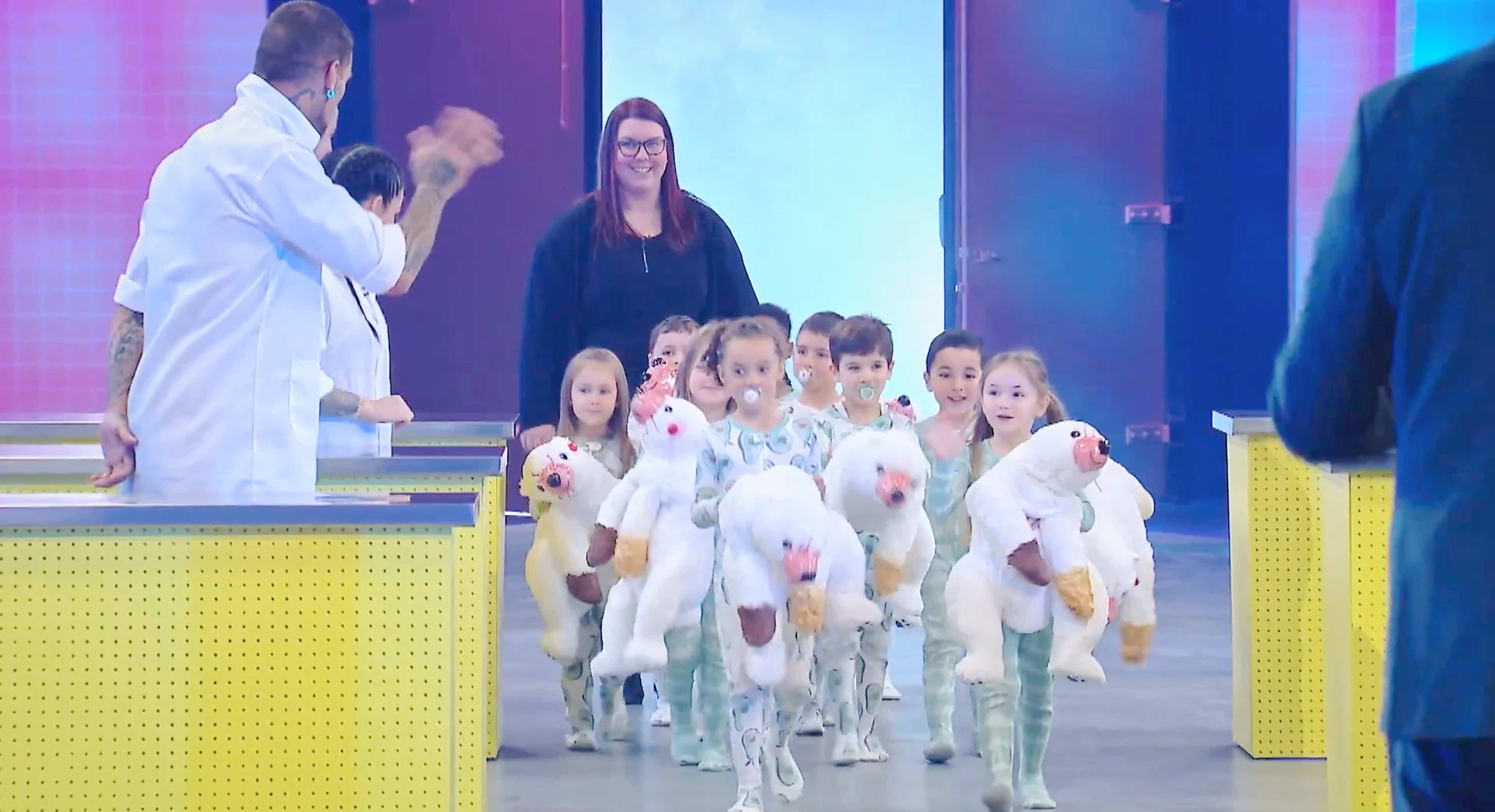 Cette semaine, les participants de Laver pour gagner devaient nettoyer des oursons en peluche.