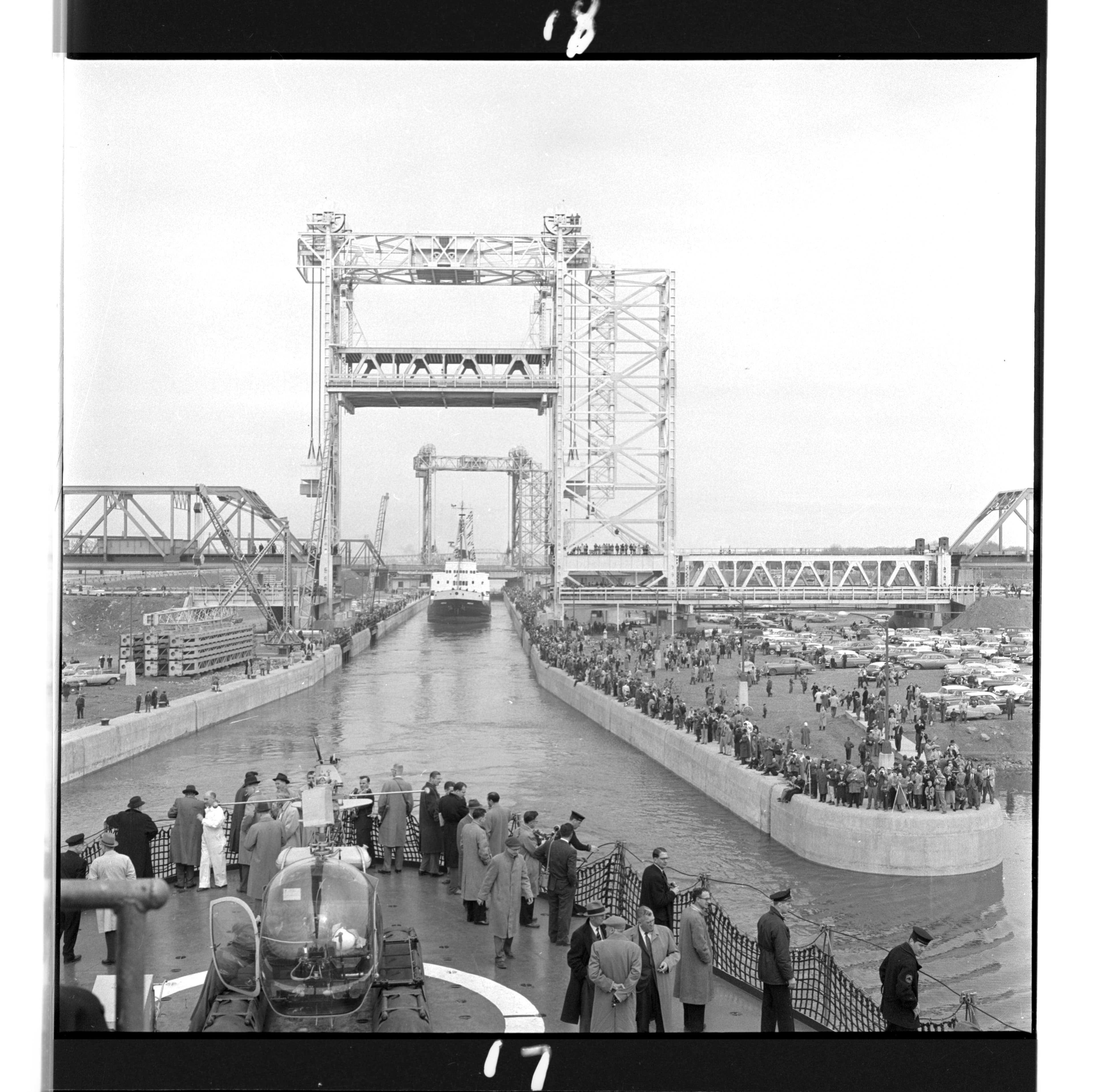Ouverture de la voie maritime du Saint-Laurent, 1959.