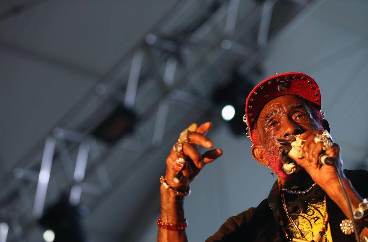Lee «Scratch» Perry lors du festival Coachella en 2013.