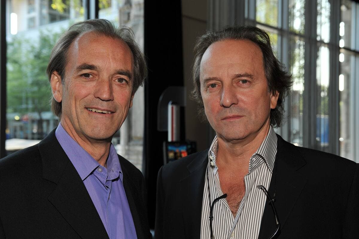 Le commandant Robert Piché et Michel Côté en septembre 2009.