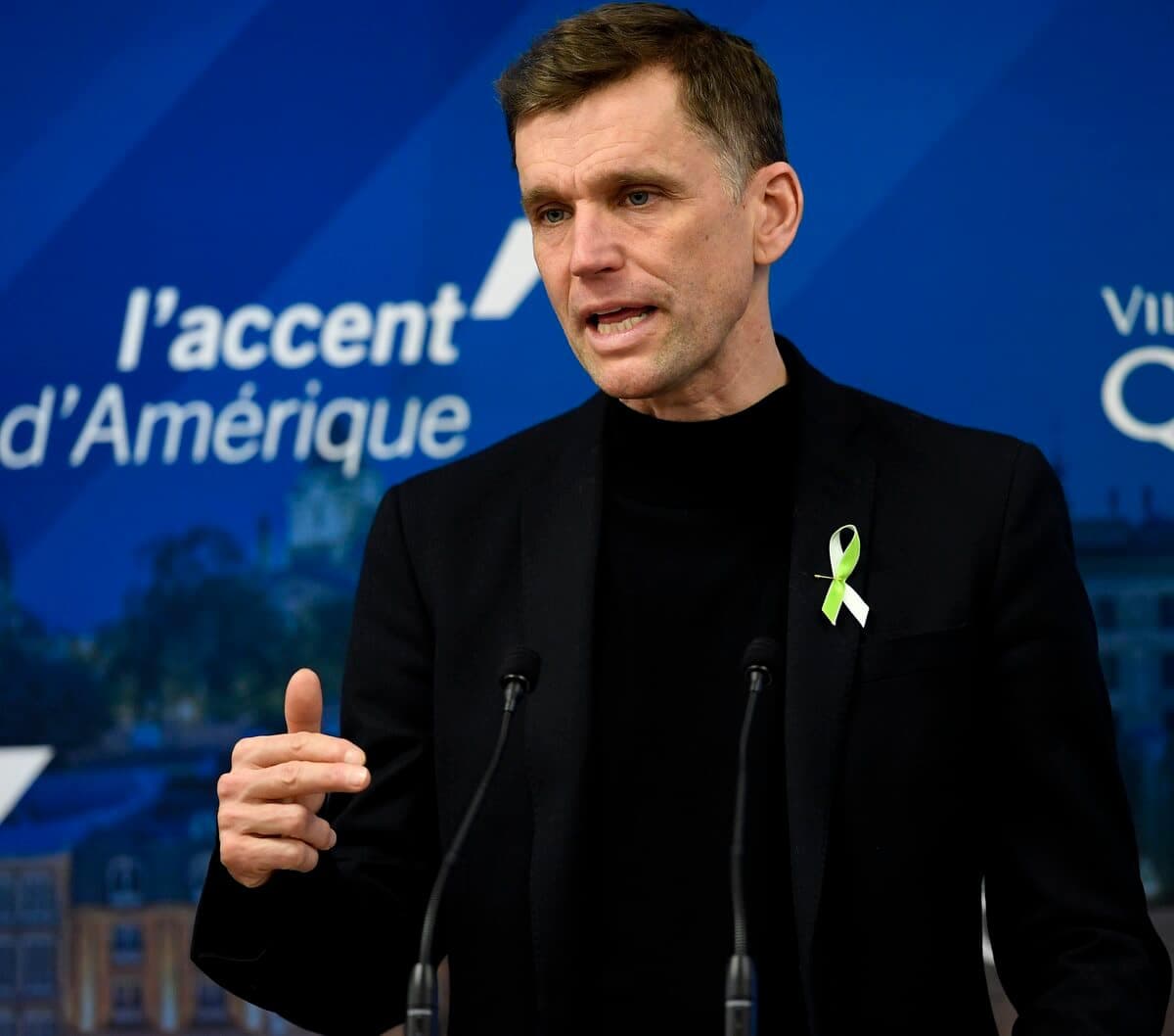 Le maire de Québec, Bruno Marchand