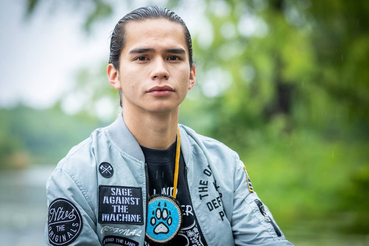 Ryder Côté-Nottaway, 21 ans, Anichinabé de Kitigan Zibi.