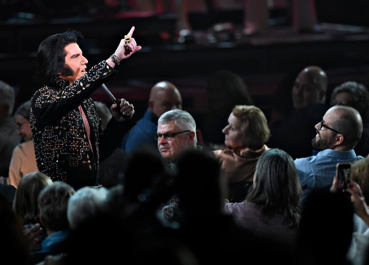 Le King brillait de tous ses feux.