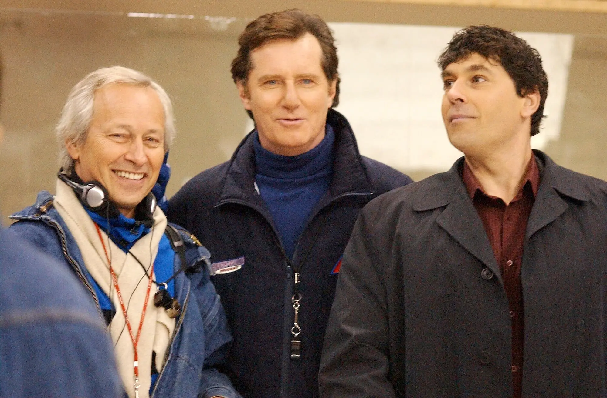 En compagnie de Marc Messier et Carl Marotte sur le plateau de Lance et Compte.