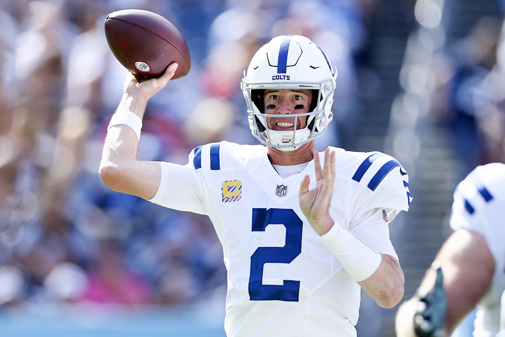 Matt Ryan en action lors du match des Colts, dimanche.