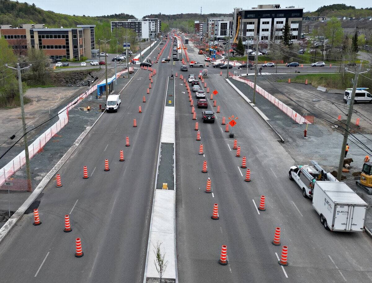Le boulevard Guillaume-Couture, à Lévis, est parmi les pires routes de Chaudière-Appalaches.