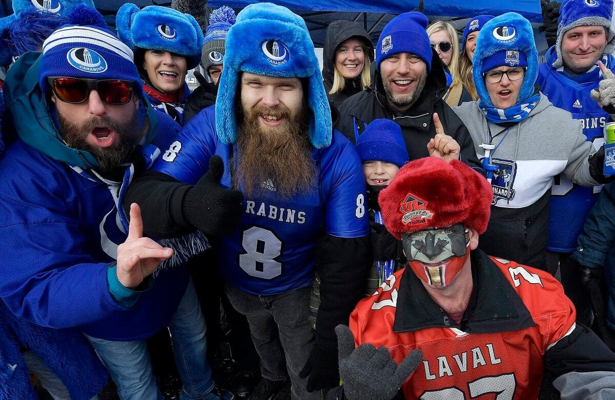 Le tailgate avant le match Rouge et Or contre les Carabins en novembre 2019.