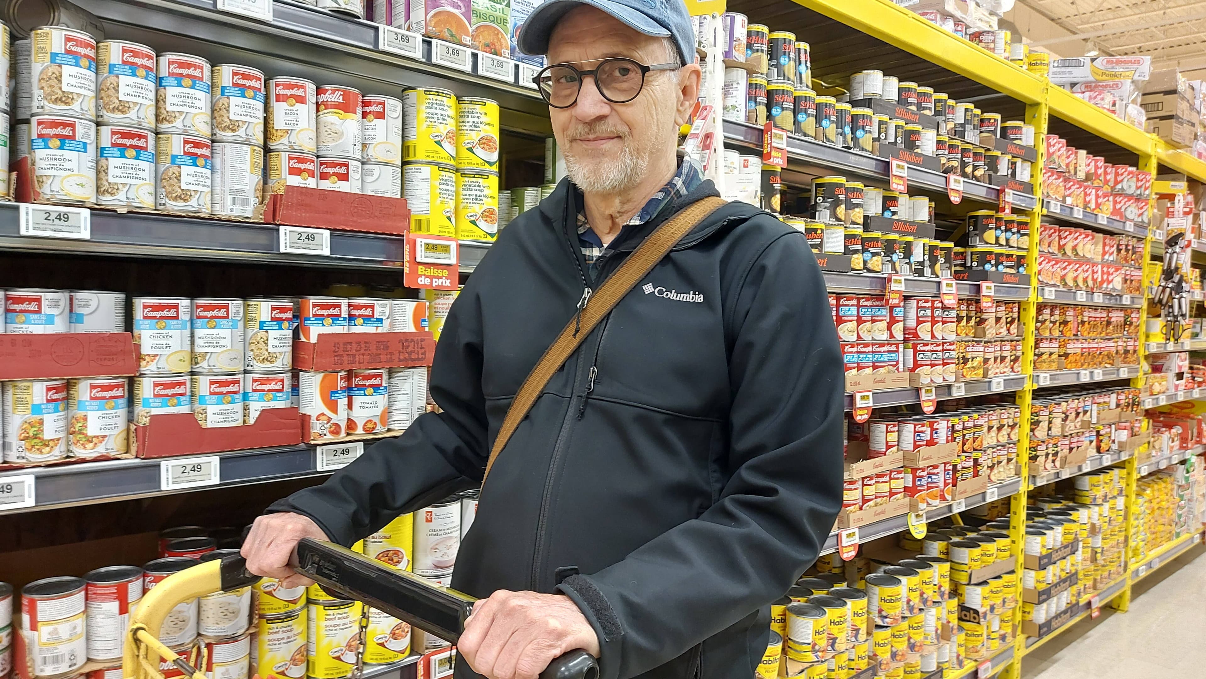 Camilien Dubé, 76 ans, comprend ceux qui vont boycotter Maxi et Provigo pendant un mois.