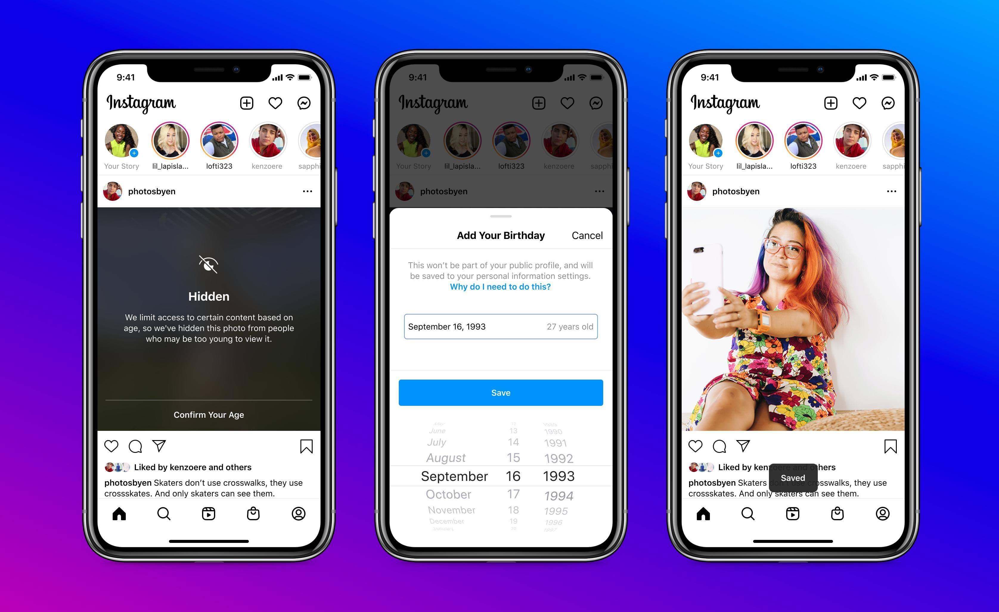 Date de naissance à indiquer