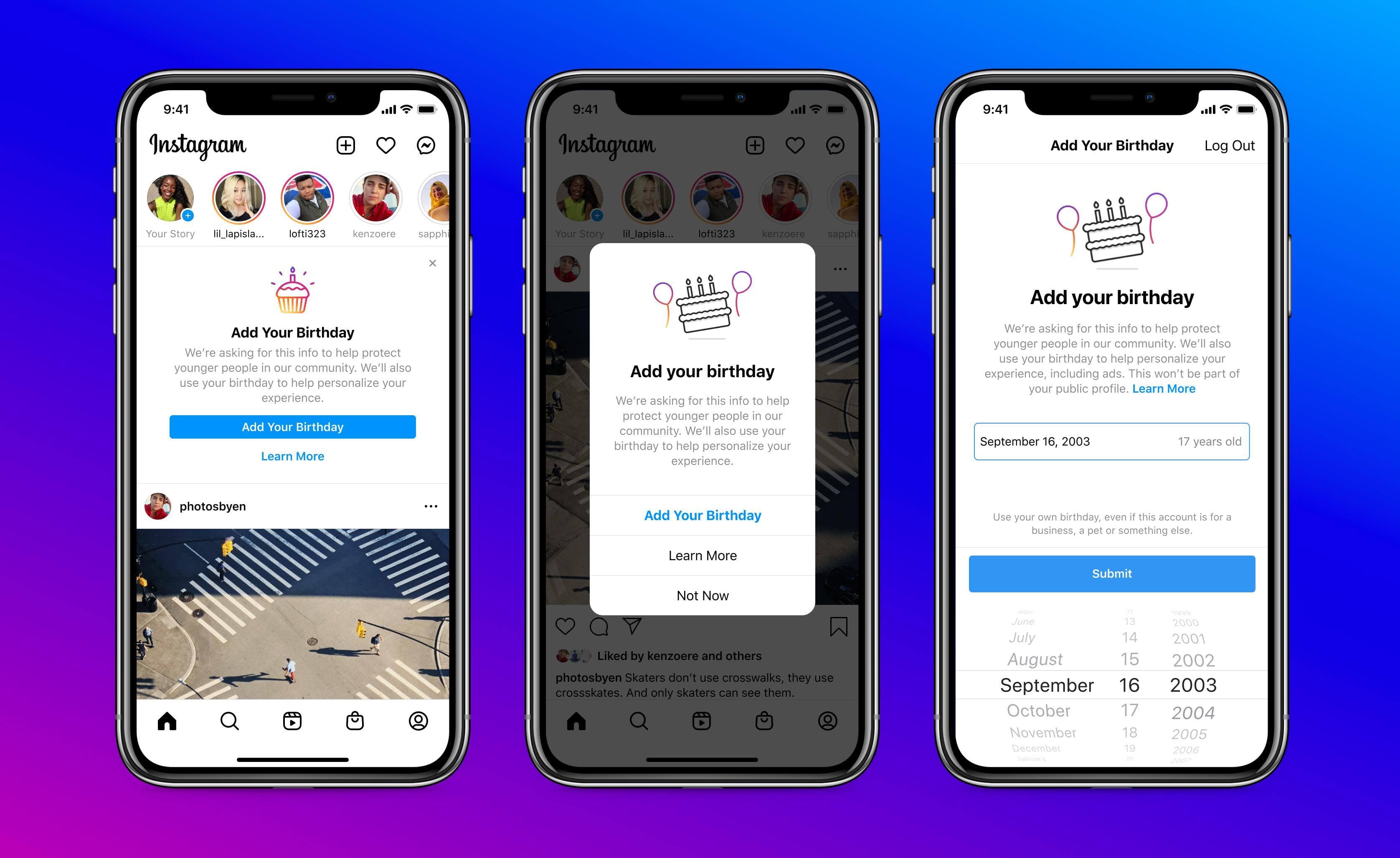 Ajout de la date de naissance