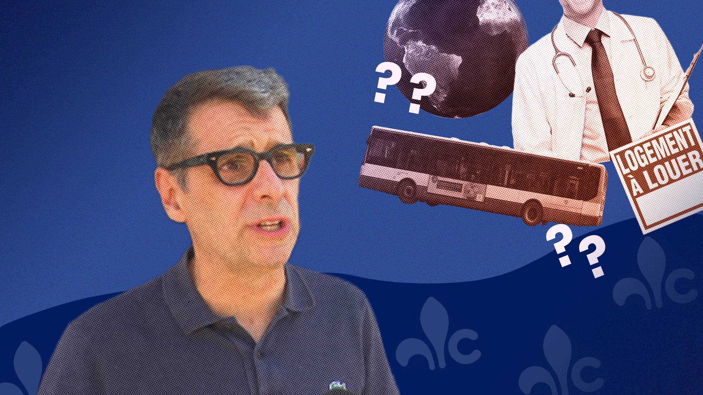 Le chef du Parti conservateur du Québec, Éric Duhaime