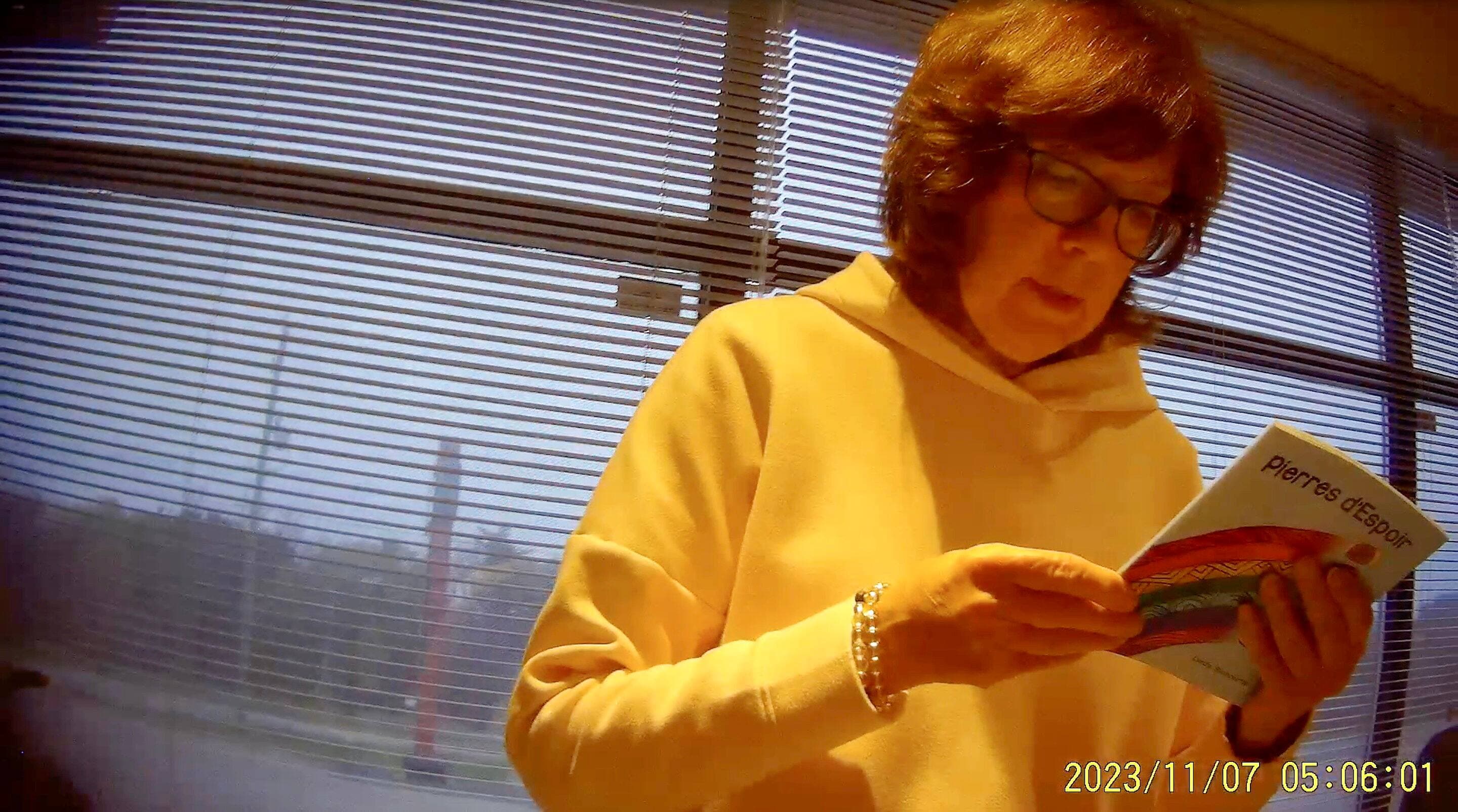 La travailleuse sociale Lynda Blanchette dans les bureaux de l'Institut Mandala du Bouddha de la médecine (IMBM).