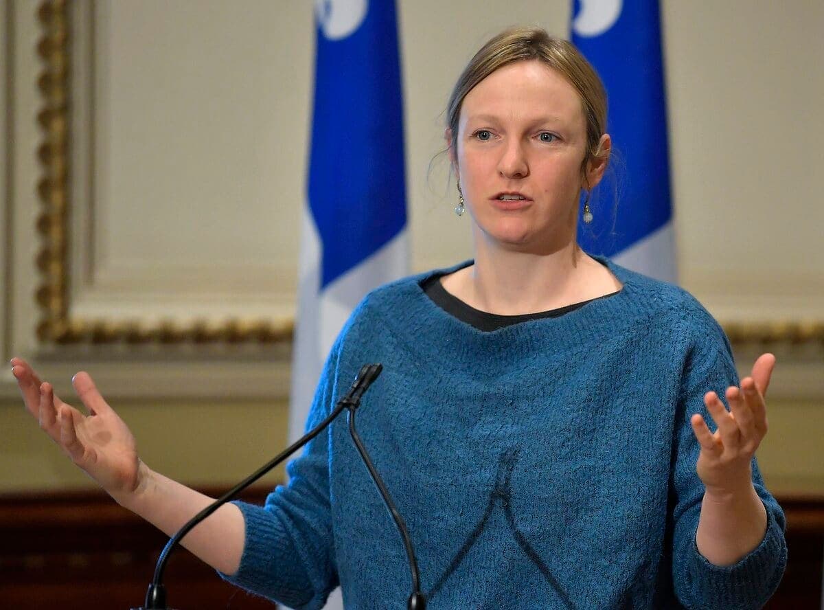 La députée solidaire Catherine Dorion