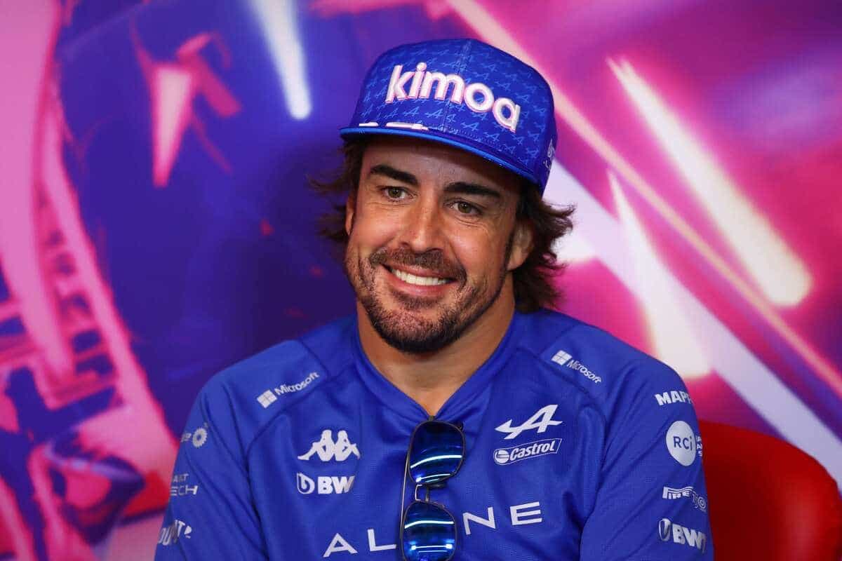 Fernando Alonso lors de la conférence de presse des pilotes du plus récent Grand Prix du Canada.