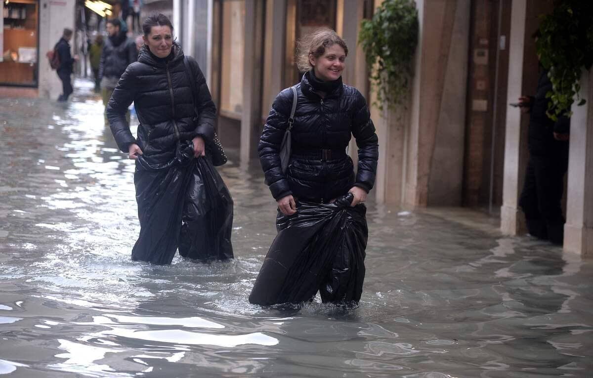 L'Acqua alta avait atteint les 160cm d'eau dans les rues de Venise en novembre 2019.
