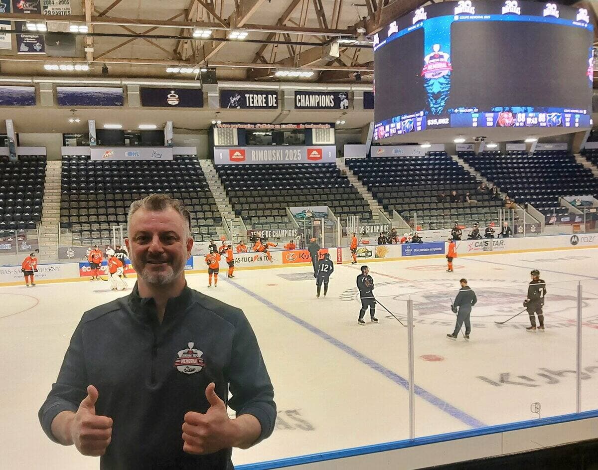 Sébastien Noël, directeur général de la Coupe Mémorial 2025 à Rimouski.