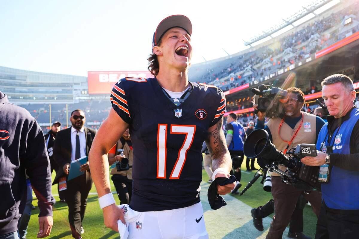 Tyson Bagent a remporté la victoire à son unique départ dans la NFL à ce jour et son enthousiasme semble contagieux à Chicago.