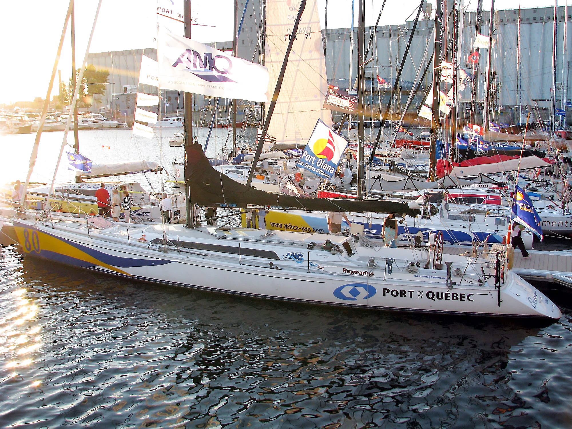 Tout le monde s’active pour le départ de La Route du Rhum qui aura lieu dimanche.