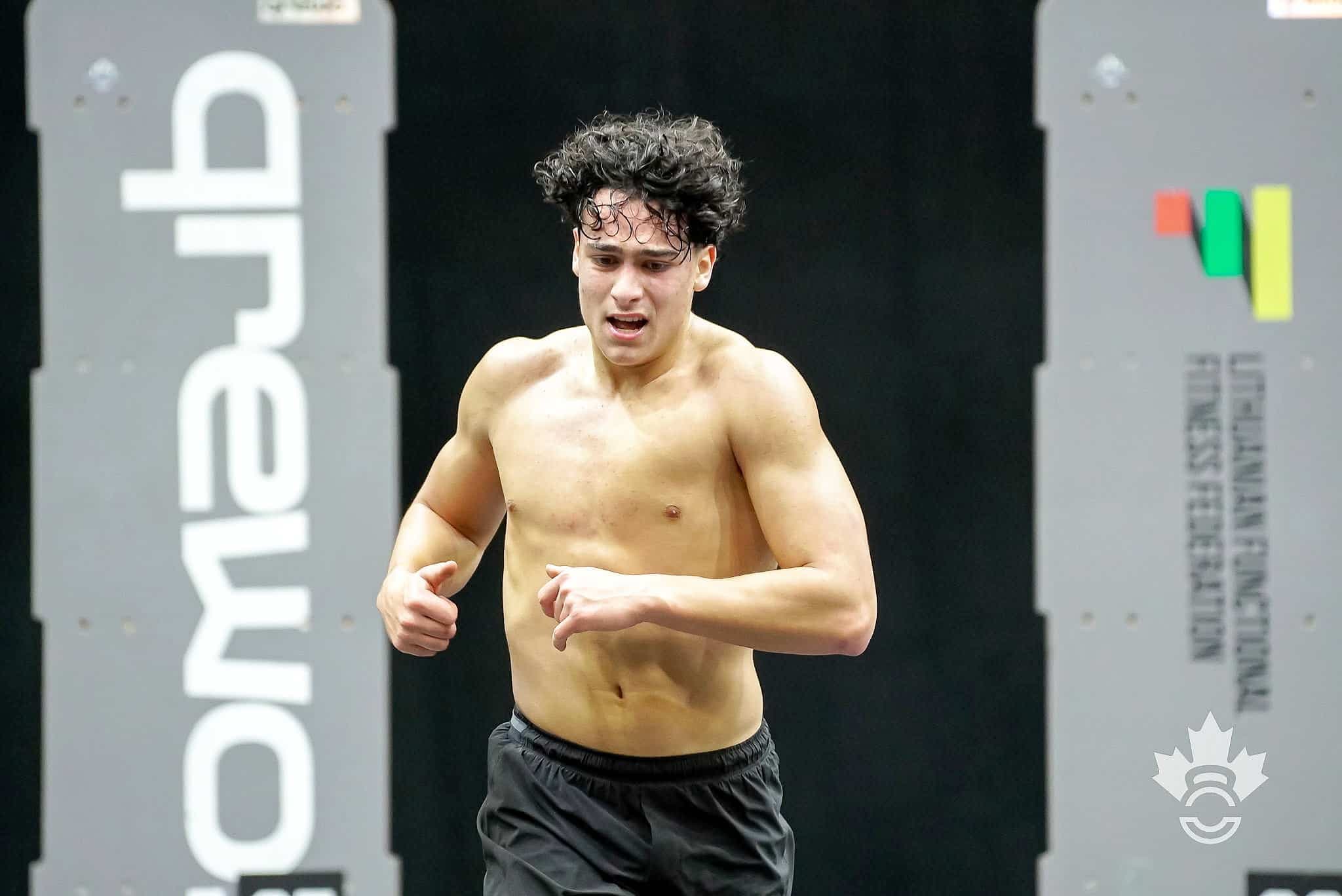 Philippe Grimard en action lors des Championnats du monde iF3 de la Fédération internationale d’entraînement fonctionnel, présentés du 5 au 7 décembre 2025, en Lituanie.