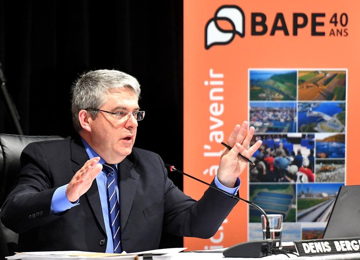 Le président du BAPE sur GNL Québec, Denis Bergeron