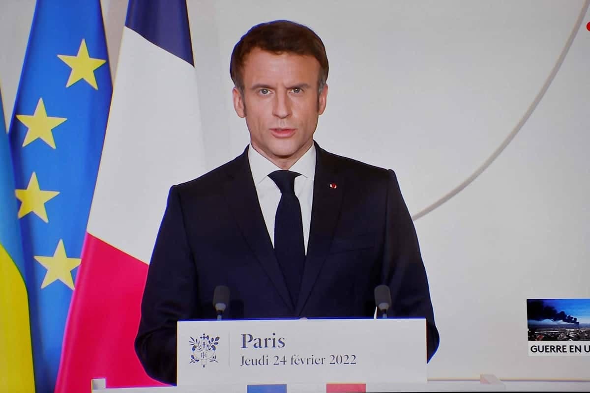 Le président français Emmanuel Macron