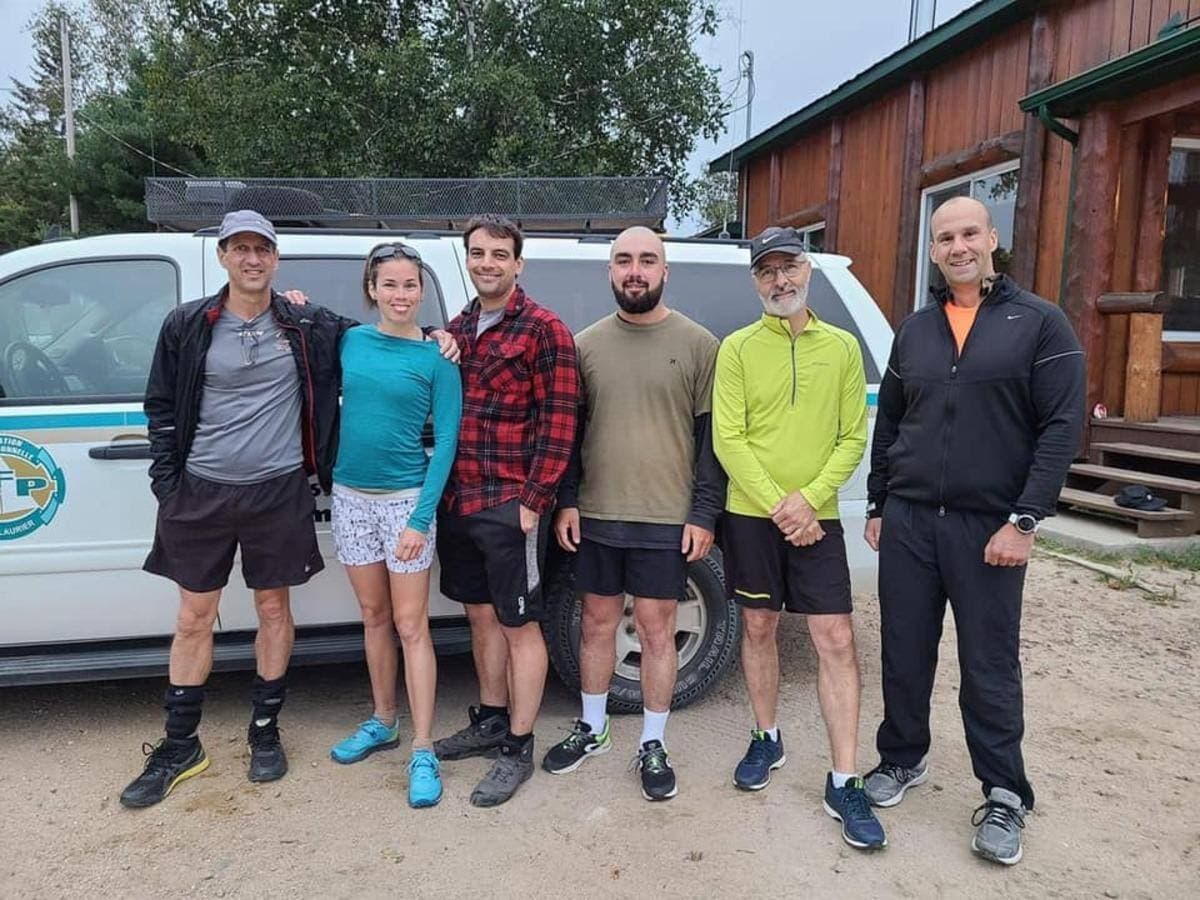 Benoit Bisaillon, Mylène Gagnon, Charles Gélinas, Jean-Philippe Sénéchal, François Racine et Frédéric Houle