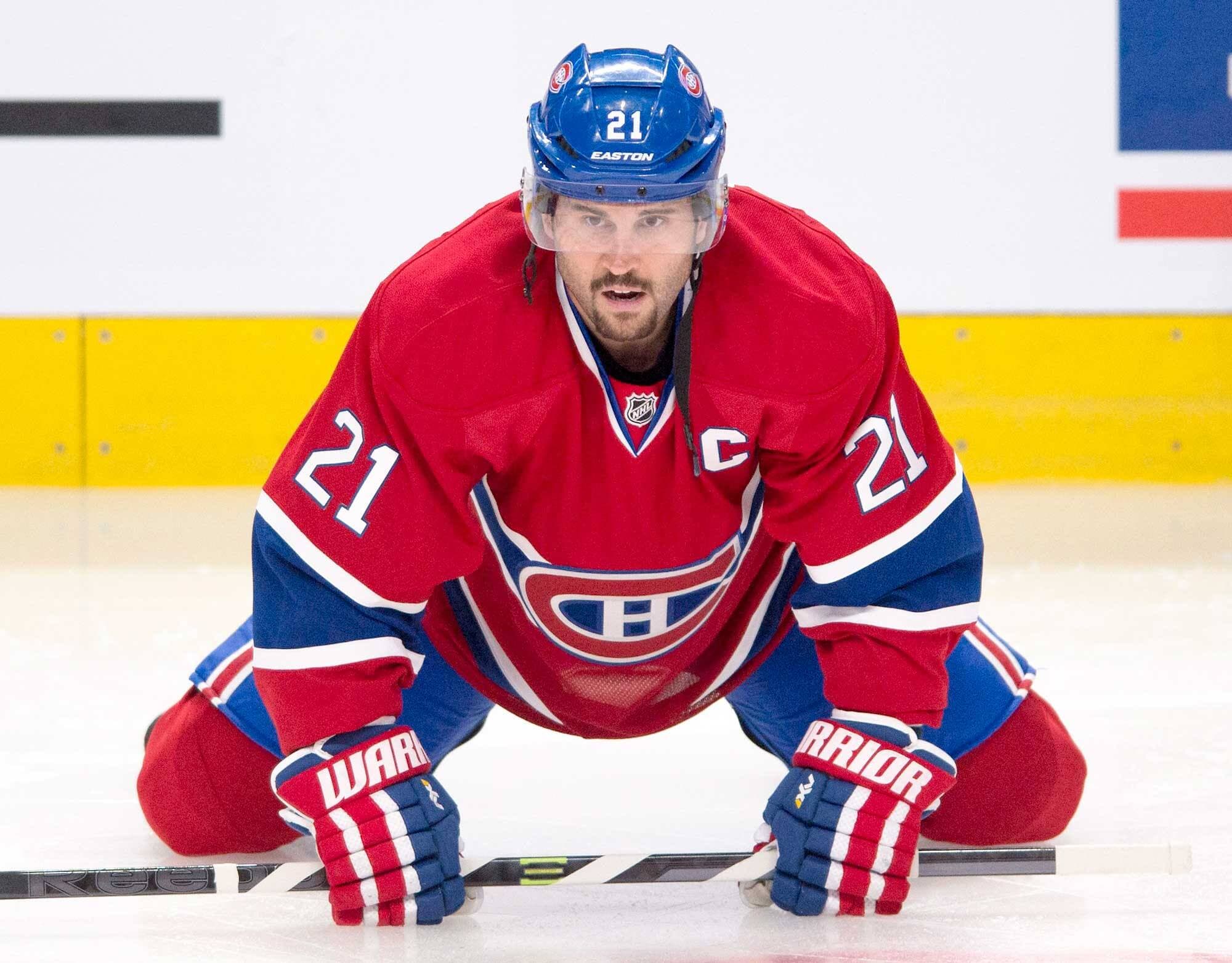 L’Américain Brian Gionta a été le capitaine du Canadien de 2010-2011 à 2013-2014.