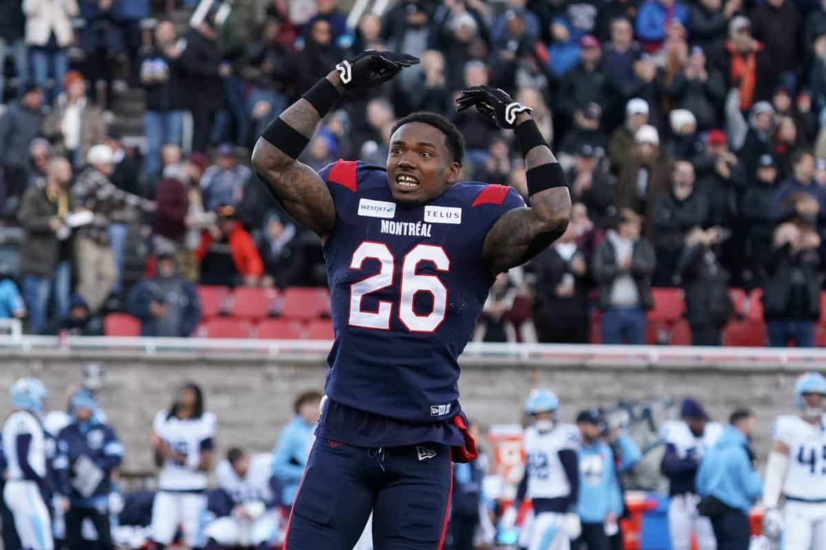 Tyrice Beverette, qui porte le numéro 26 chez les Alouettes de Montréal, fait partie des excellents joueurs de l'unité défensive.
