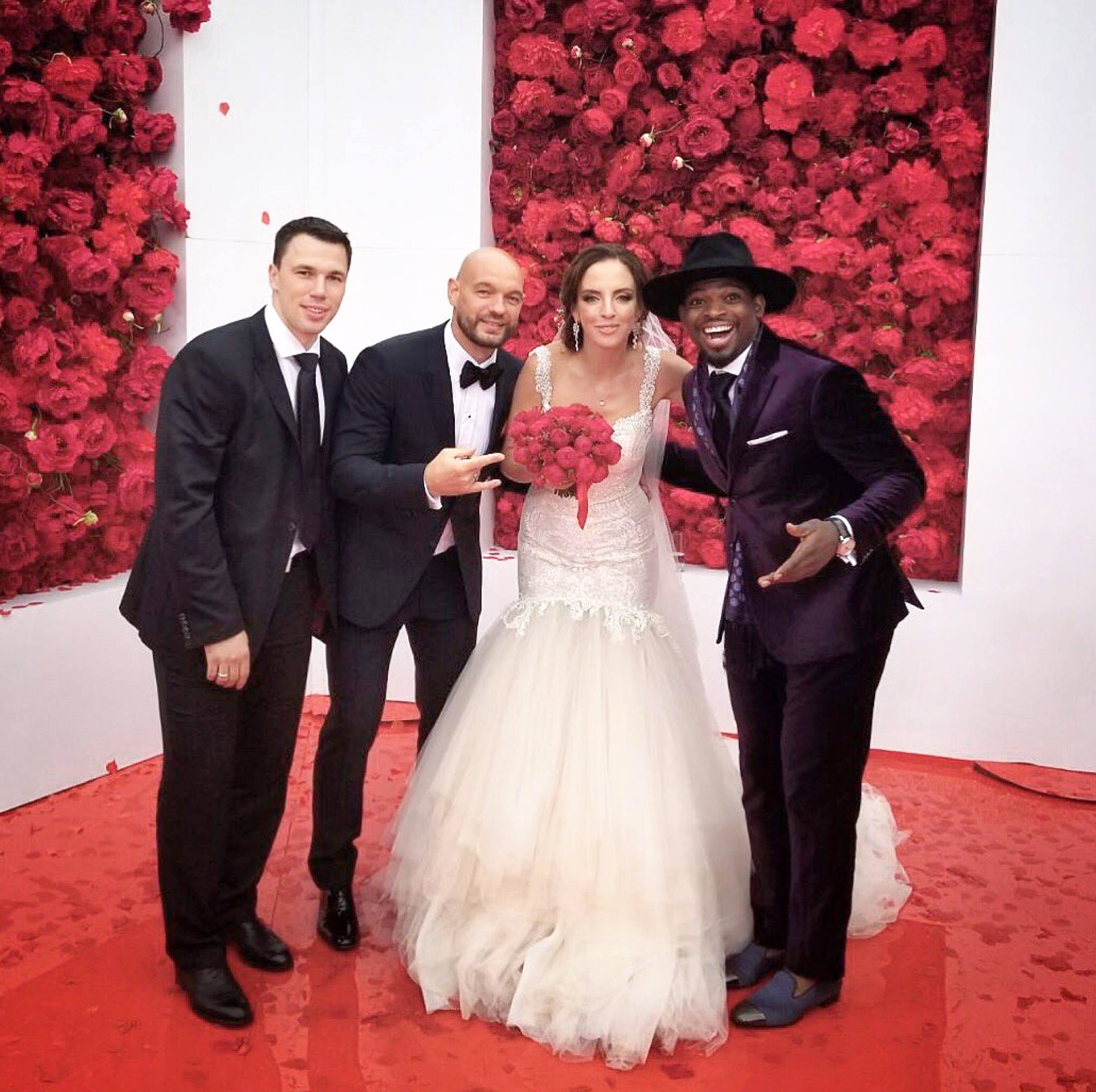 Subban a assisté au mariage de son ancien coéquipier russe en 2017.