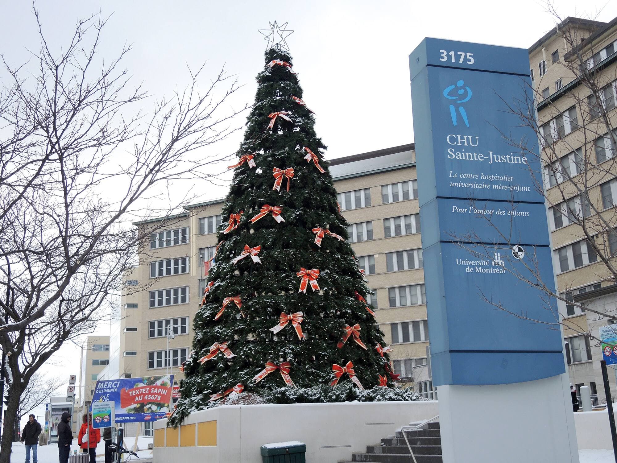 L’hôpital Saint-Justine (ici en 2017) a reçu la plus jeune victime québécoise de la COVID à ce jour, un bébé de moins de 2 mois.