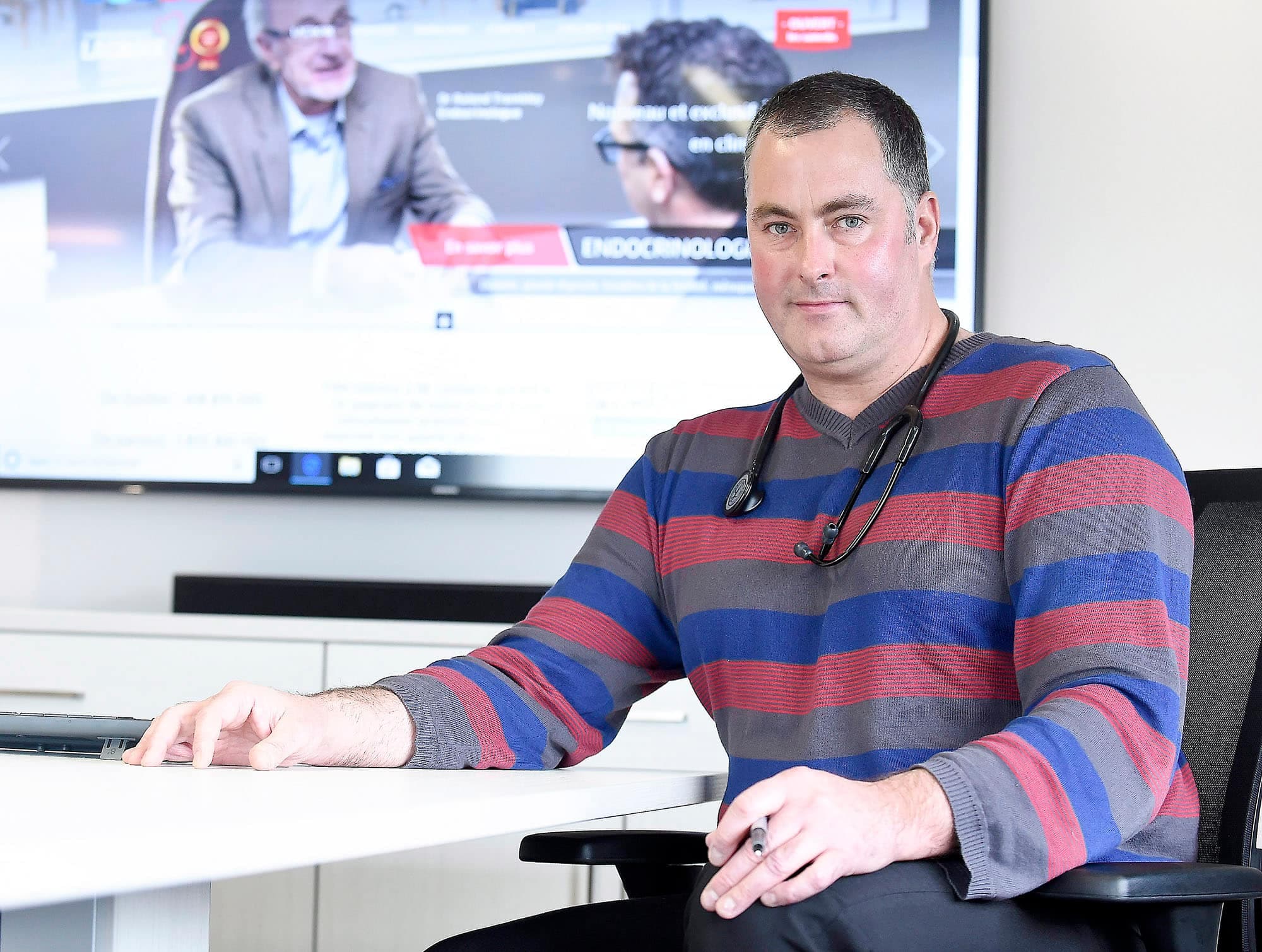 Le Dr Marc Lacroix en 2018.