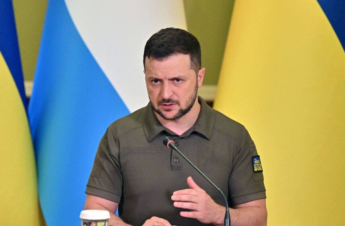 Le président ukrainien, Volodymyr Zelensky