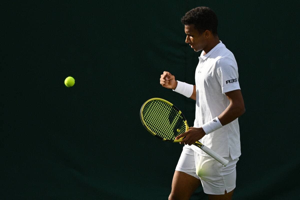Félix Auger-Aliassime s’était incliné dès le premier tour à Wimbledon, l’an dernier.