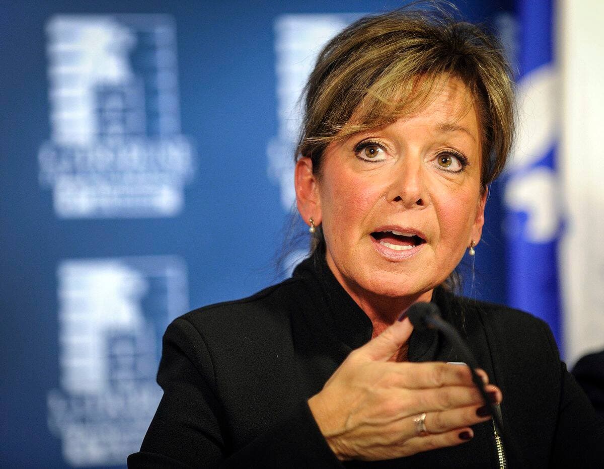 La présidente de la FIQ, Nancy Bédard.