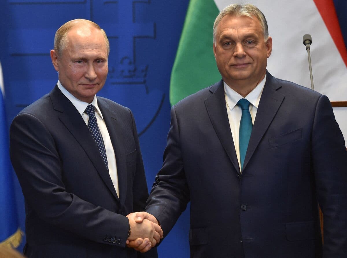 Vladimir Poutine et Viktor Orban en 2019.