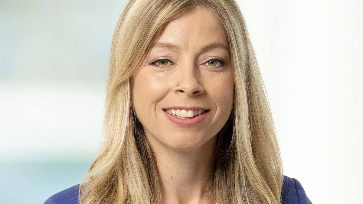 La bloquiste Andréanne Larouche.