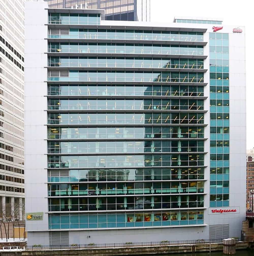 Les décisions de Molson Coors se prennent en général dans cet édifice à Chicago.