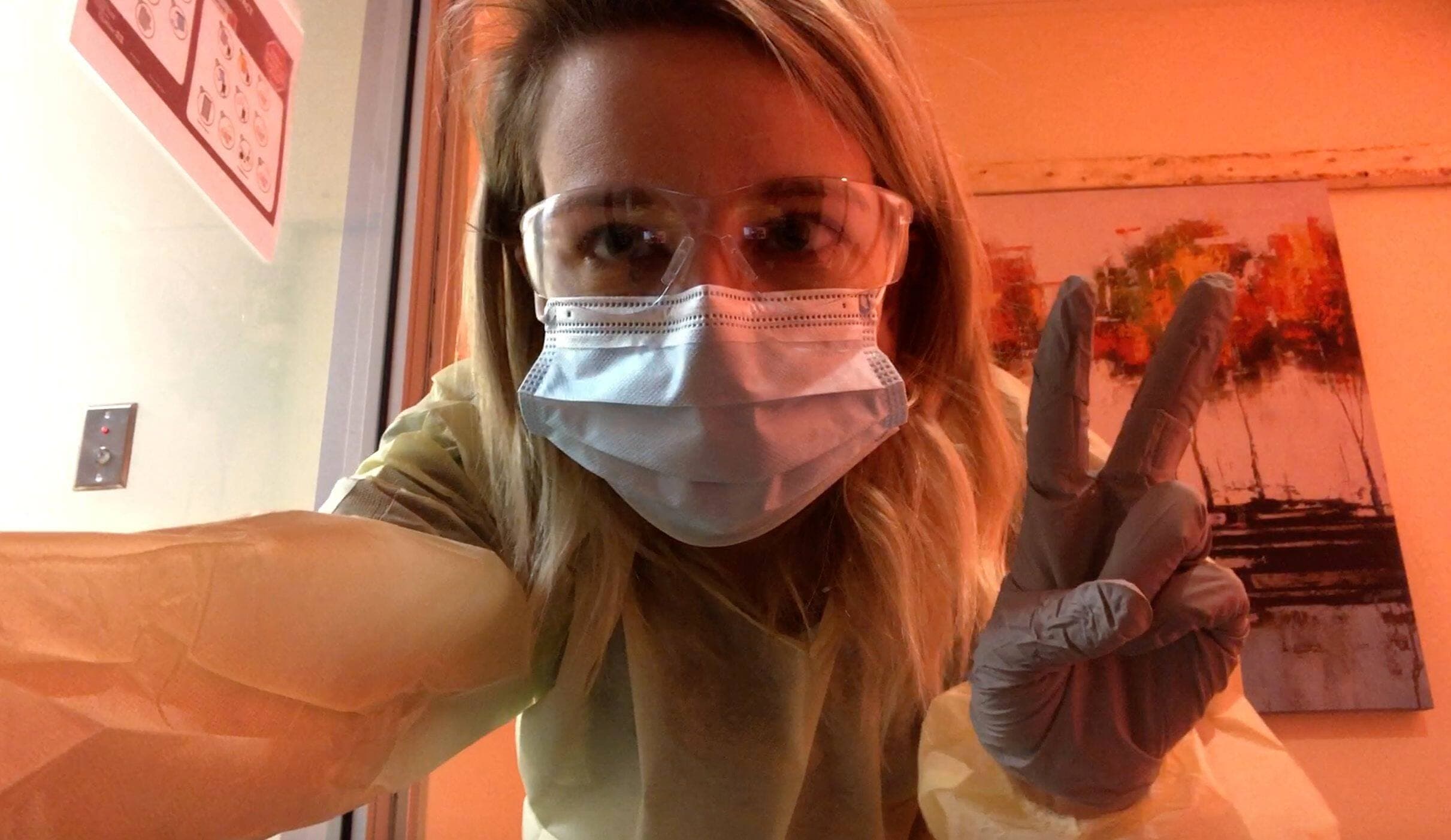 La reporter Marie-Christine Noël a pu témoigner sur le terrain de la réalité des préposées aux bénéficiaires pendant la pandémie.