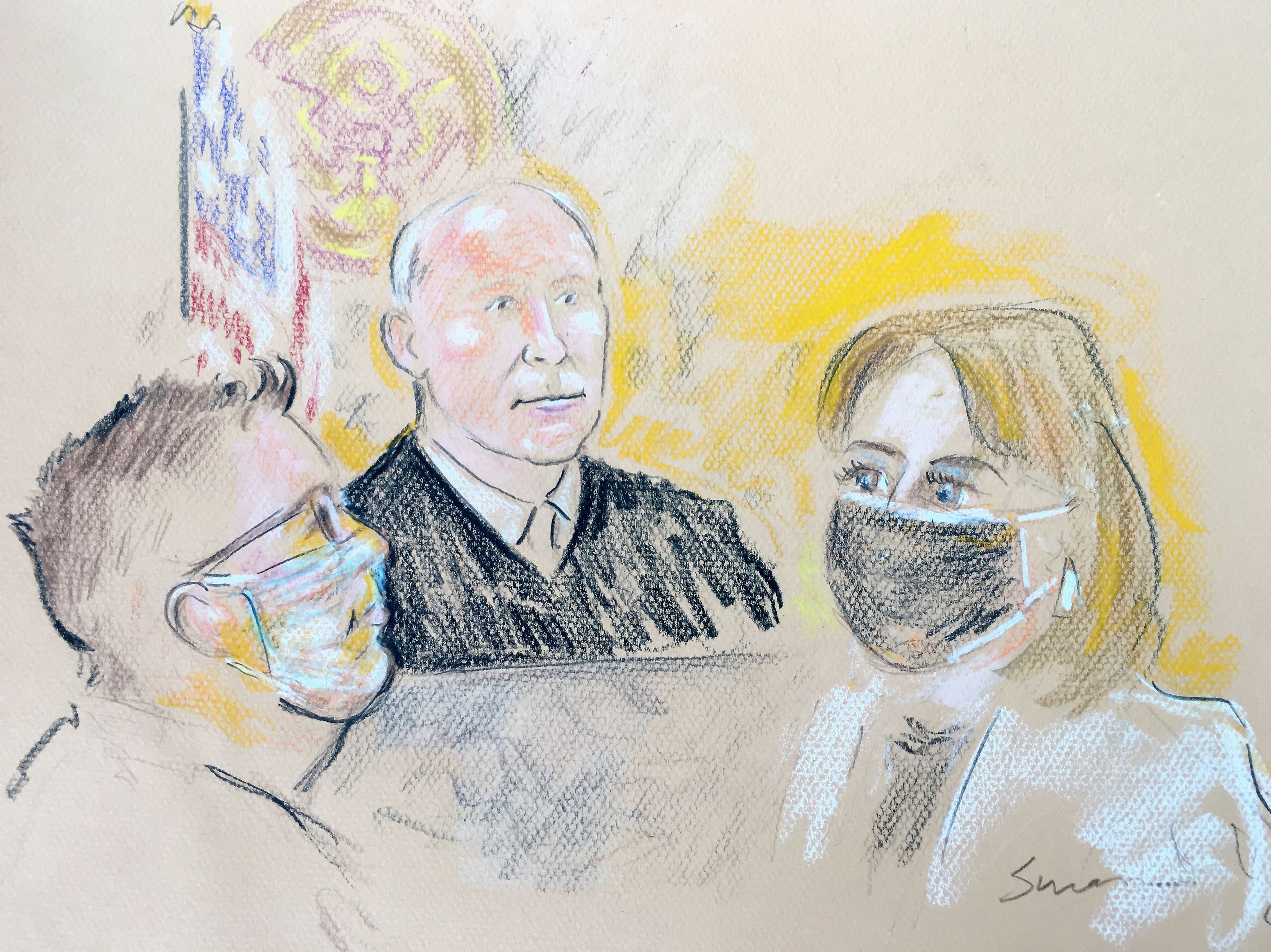 Desssin de cour, Reuters