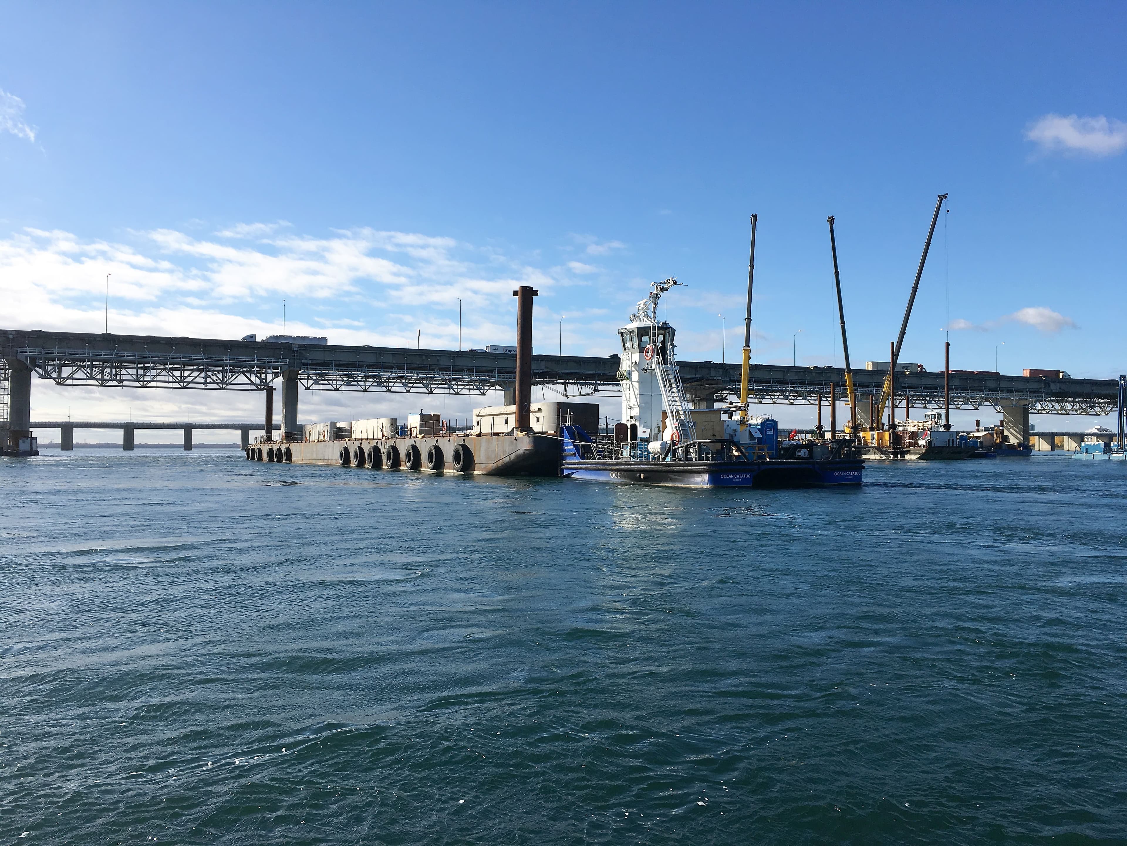 Les équipements seront aussi utilisés pour le démantèlement de l’ancienne structure, au cours des prochains mois.