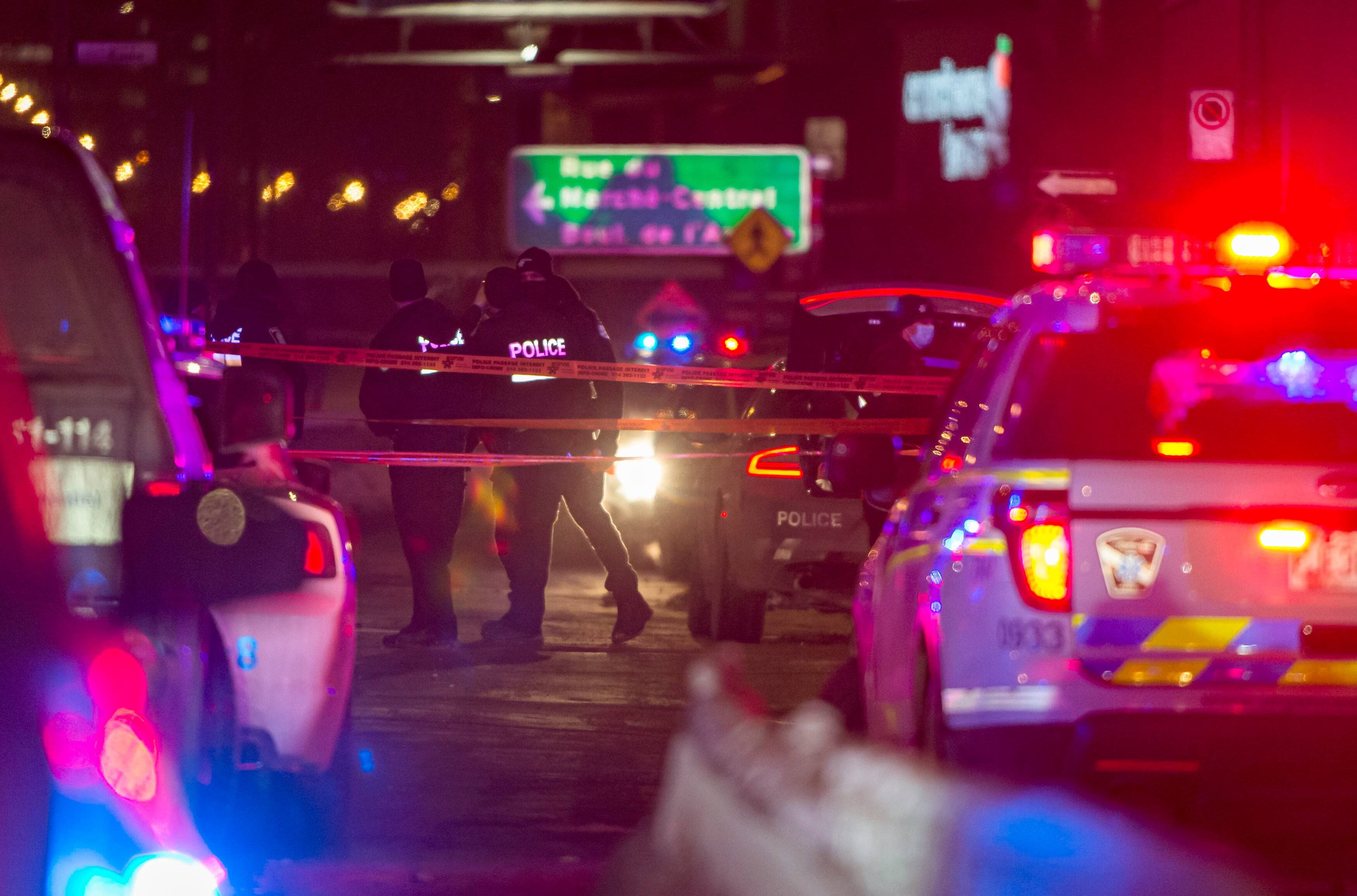 Un effectif majeur de policiers a été déployé jeudi en fin d’après-midi dans le quartier Parc-Extension.