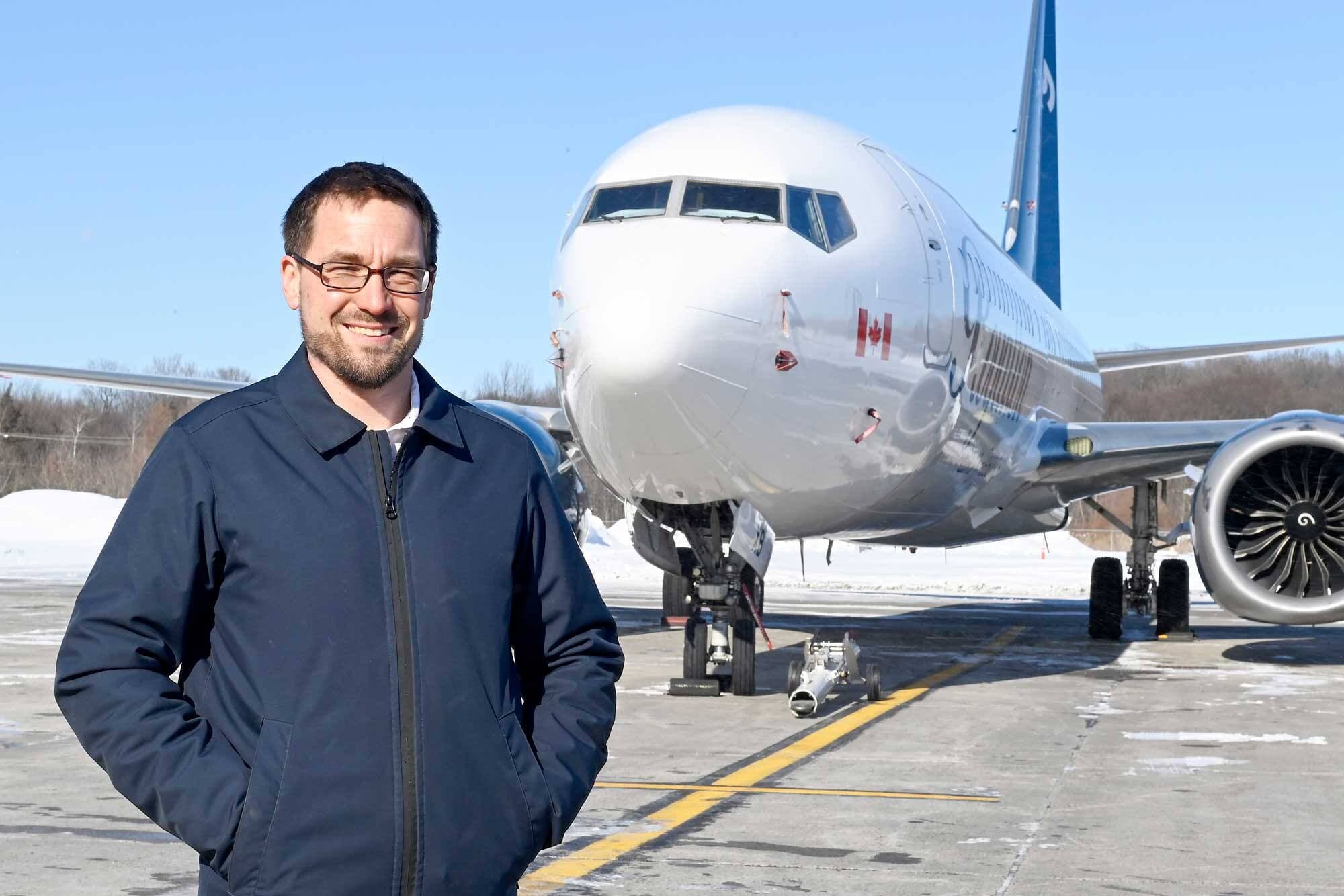La pandémie a retardé le projet de « centre d’excellence » en maintenance des avions Airbus A220, reconnaît le président et chef de l’exploitation d’Avianor, Matthieu Duhaime, hier à Mirabel.