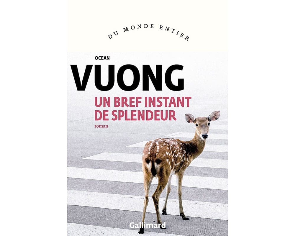 <b><i>Un bref instant de splendeur</i></b><br>
Ocean Vuong<br>
Aux Éditions Gallimard<br>
306 pages