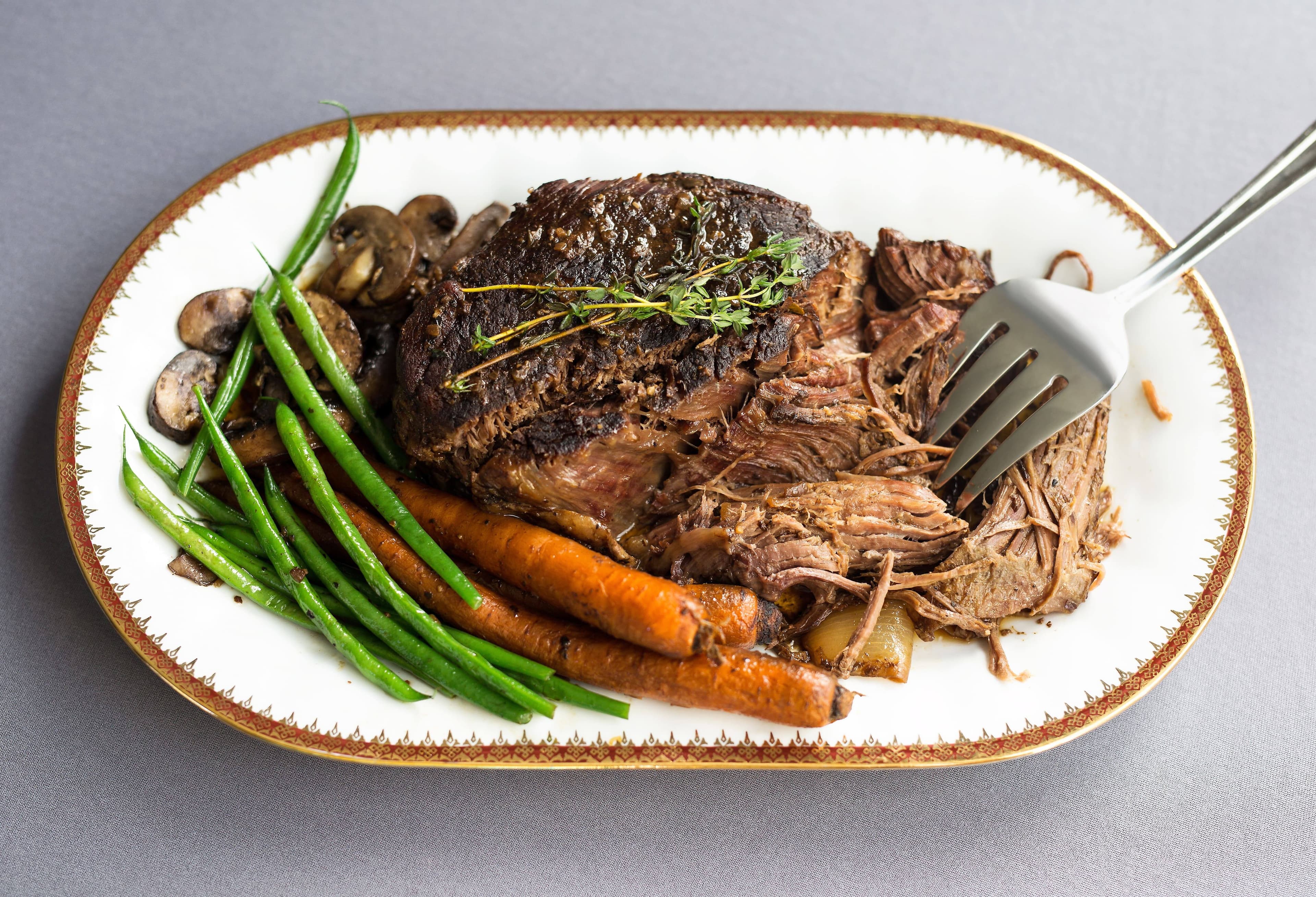 Le fameux rosbif du dimanche, un bonheur