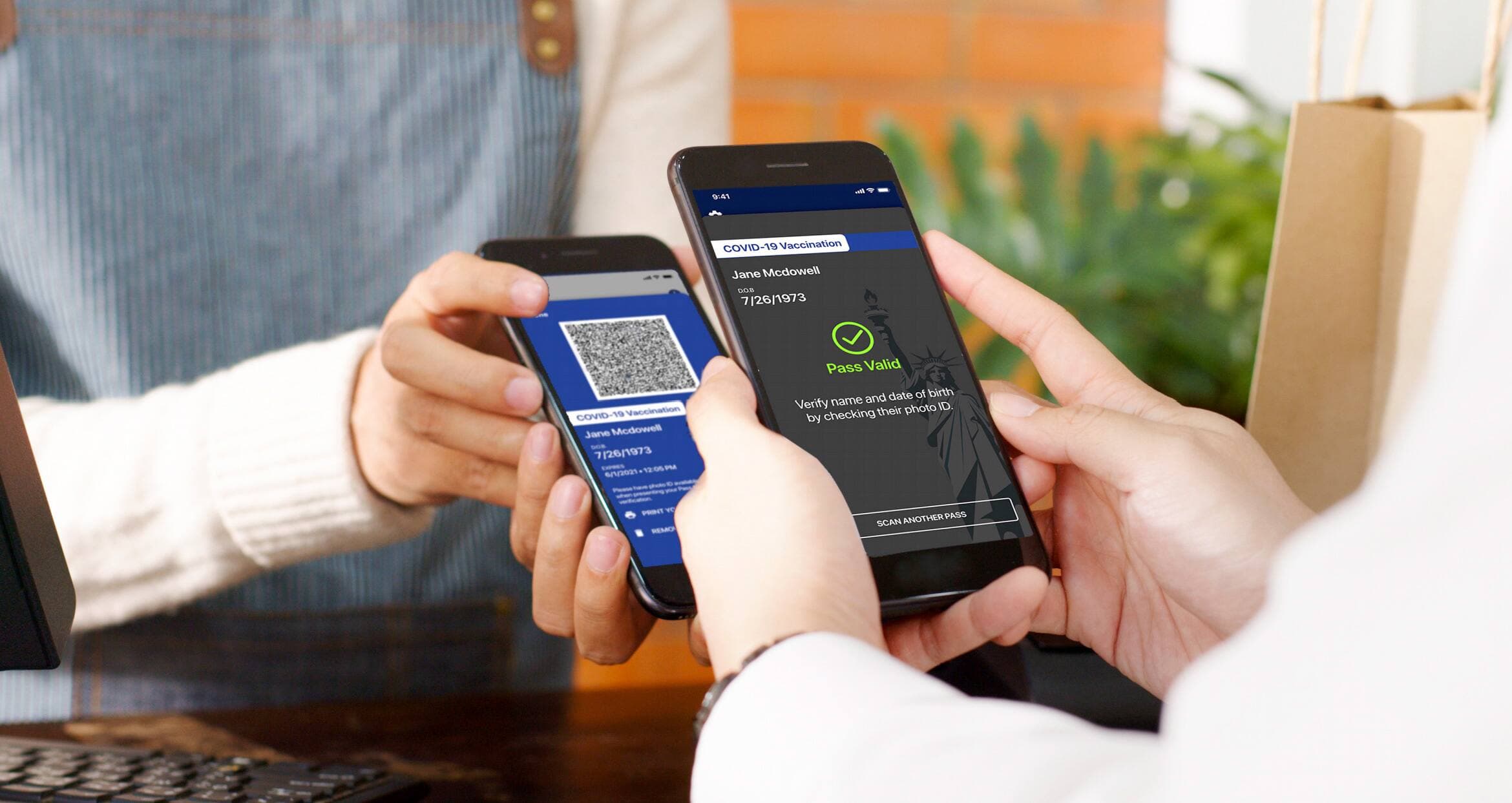 Le passeport vaccinal, appelé Excelcior Pass dans l’État de New York.