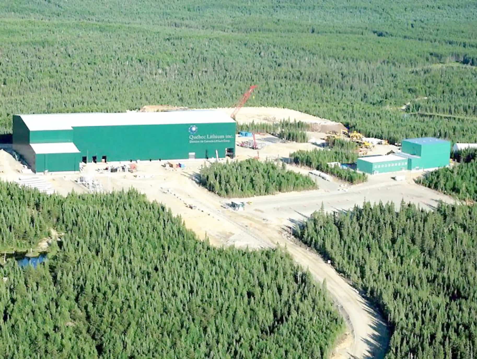La mine North American Lithium, à La Corne, en Abitibi.
