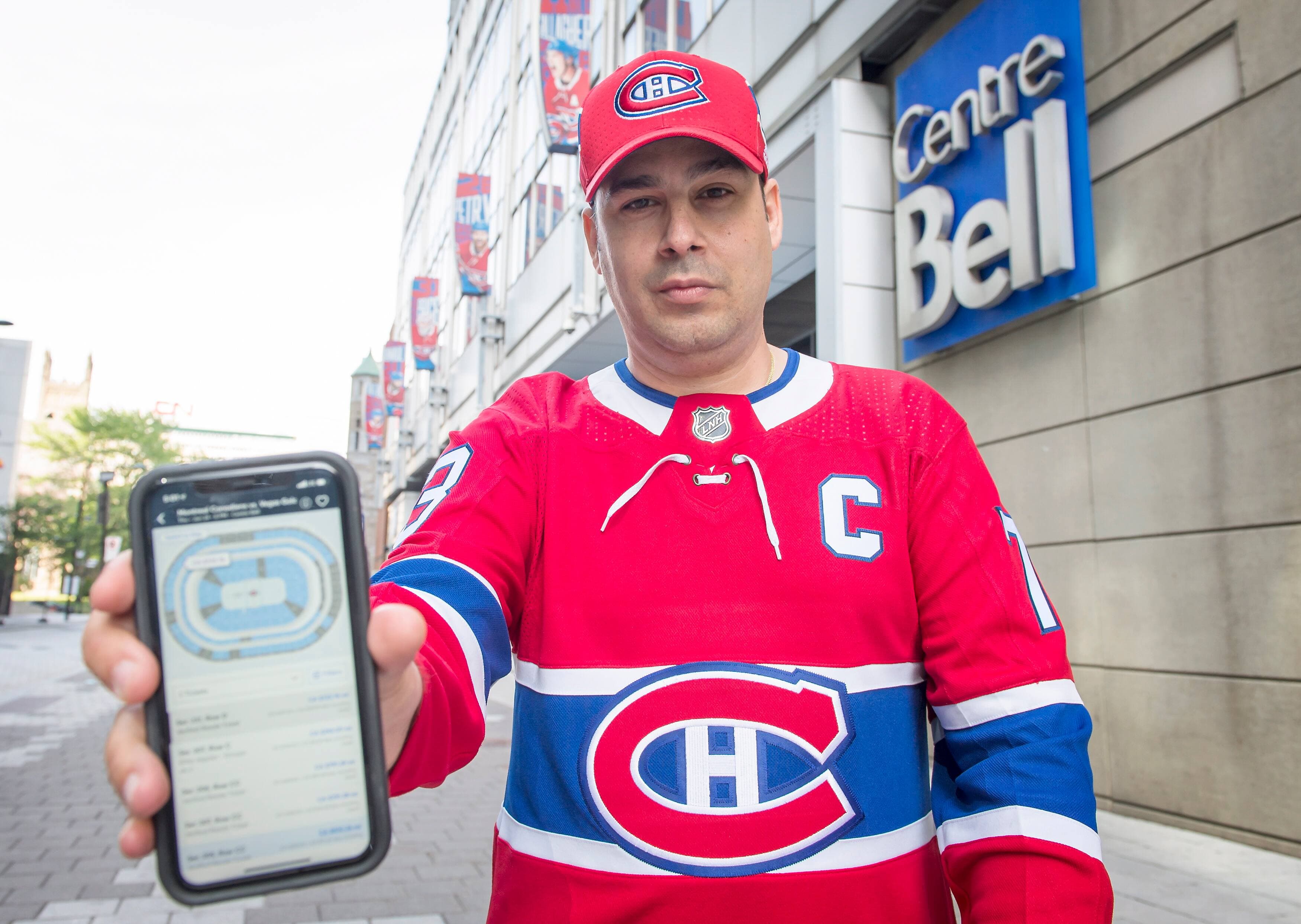 Steve Abihsira a acheté ses billets sur la plateforme Fan-to-Fan de Ticketmaster.