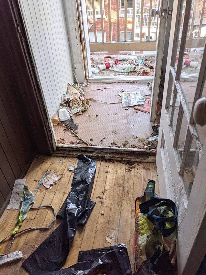 Cet appartement de Trois-Rivières a été loué dans un état d’extrême insalubrité à un jeune couple.